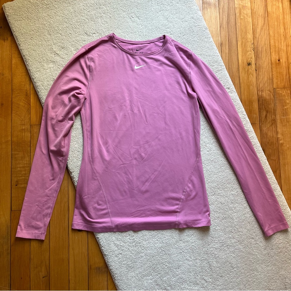 Nike Women's Mauve Long Sleeve Tee